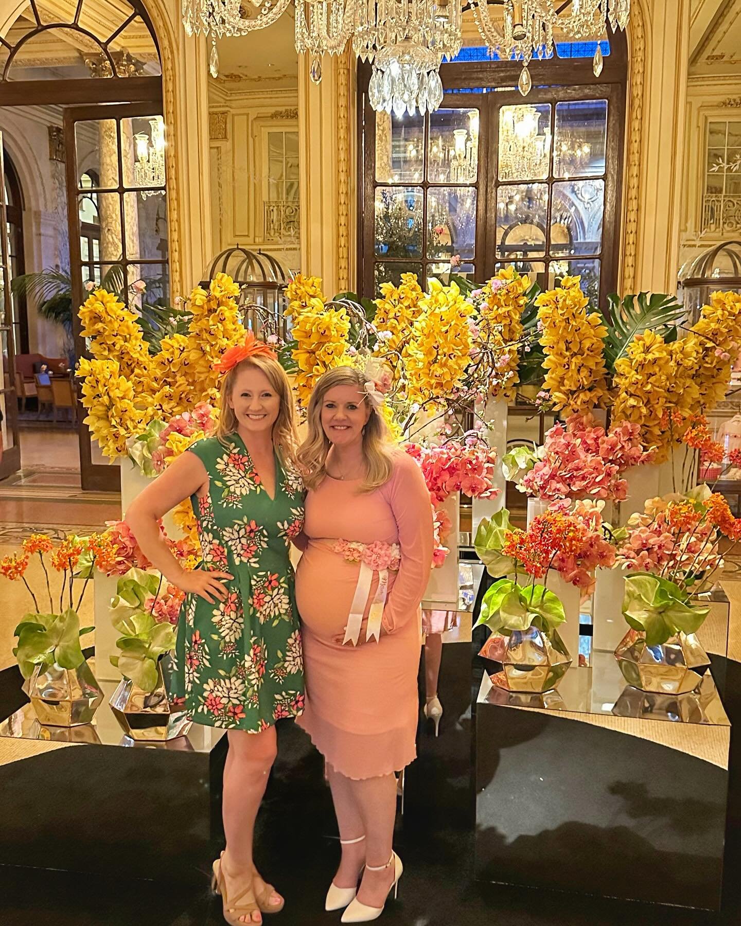 Had the most amazing day celebrating my bestie as we showered her with love at @theplazahotel. High tea consisted of caviar, champagne, and sweet treats in honor of the new &ldquo;niece&rdquo; I&rsquo;ll be meeting soon. 
@cpage83 your daughter was w
