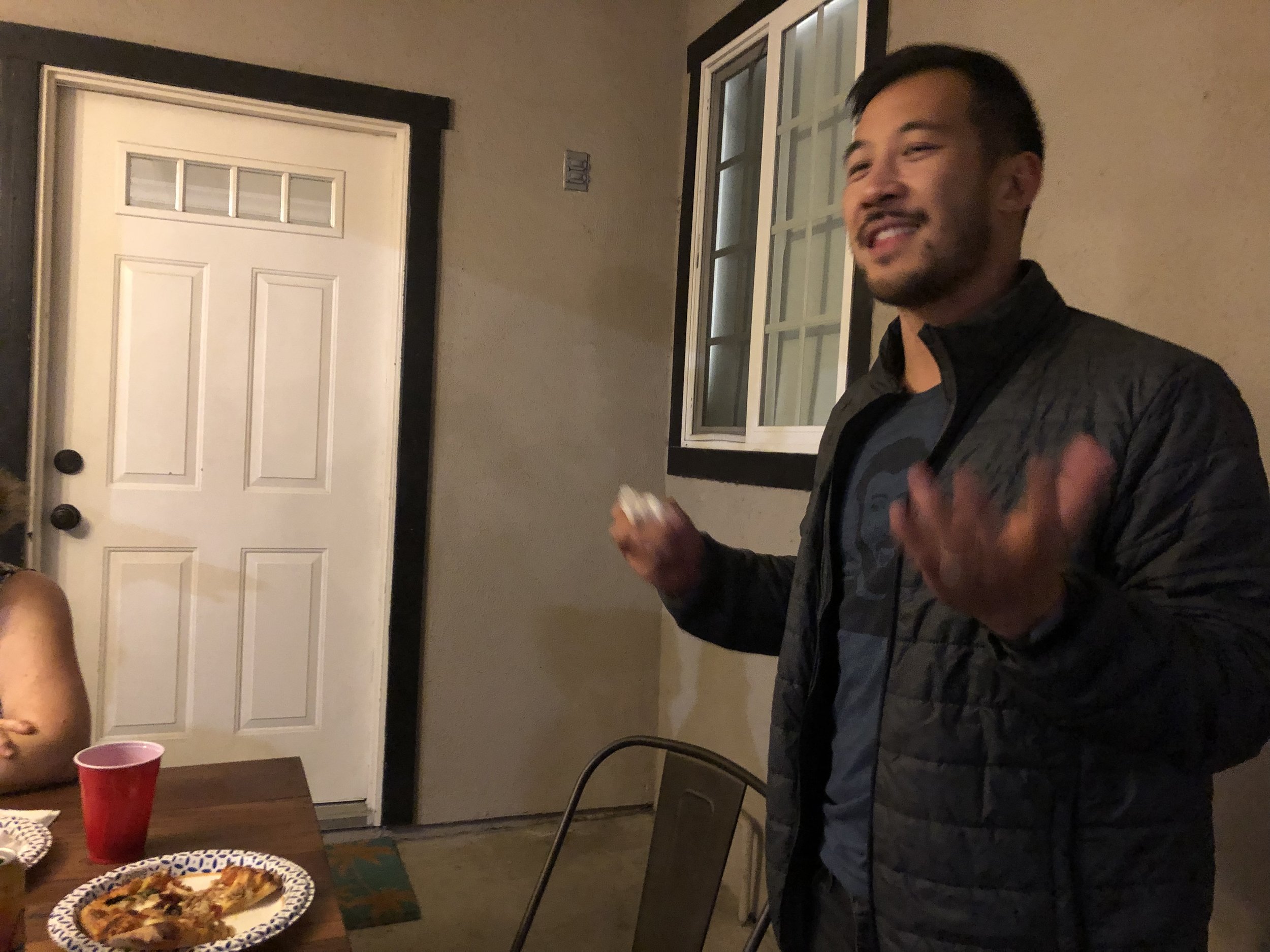Kev thanks the La Fuerza community