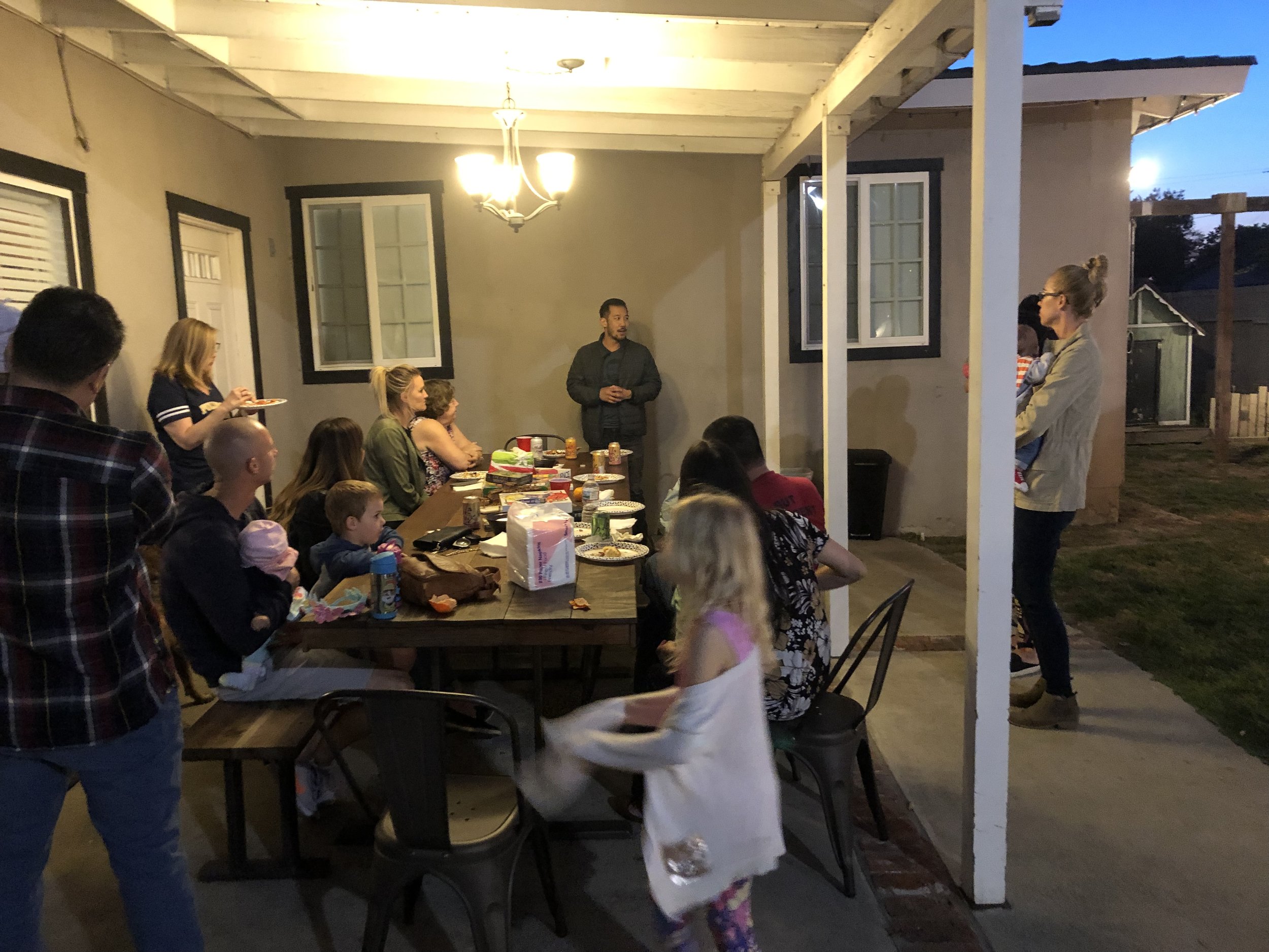 Thanking everyone for their investment in our neighbors.