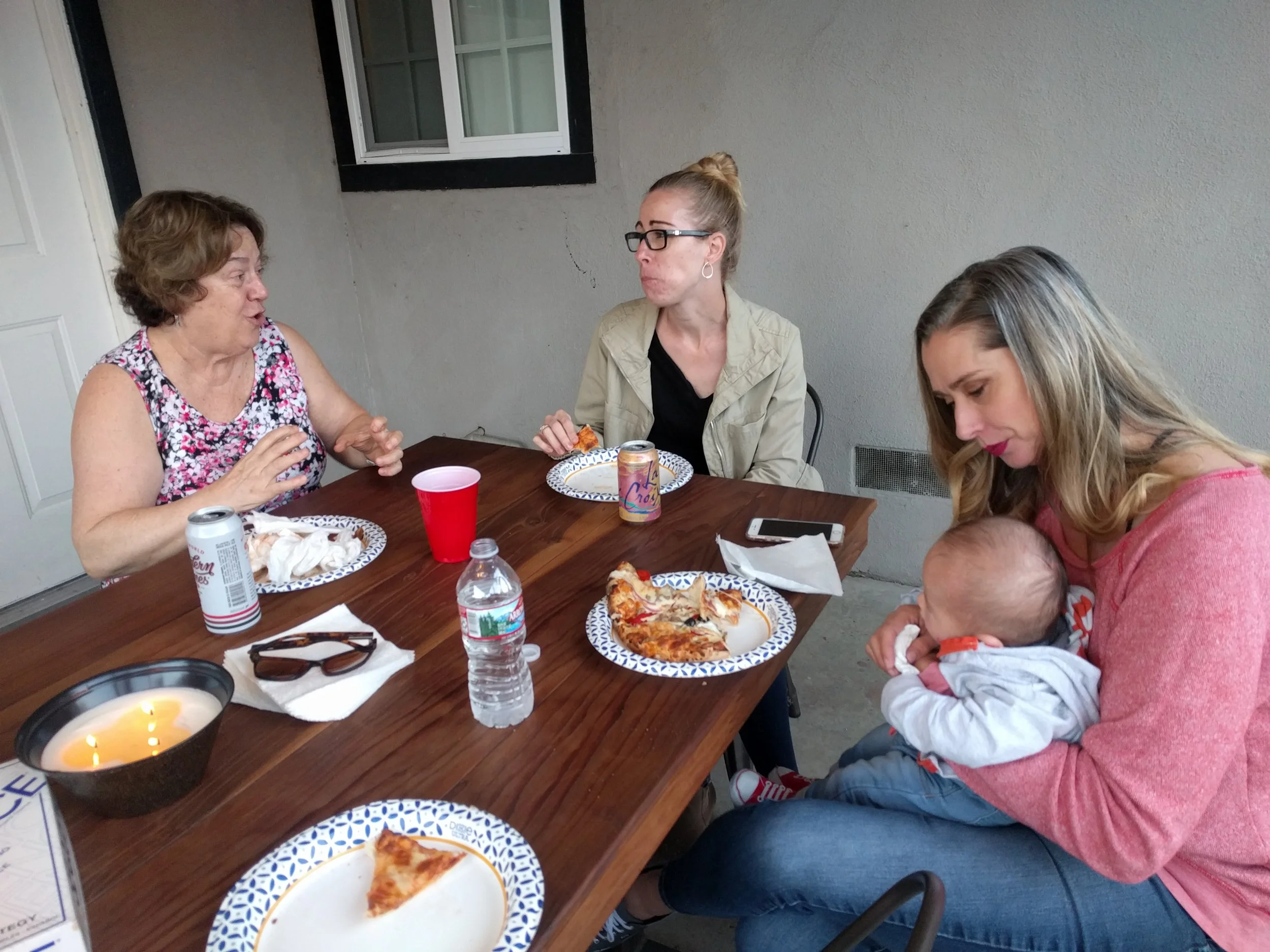 Good conversation around the dinner table