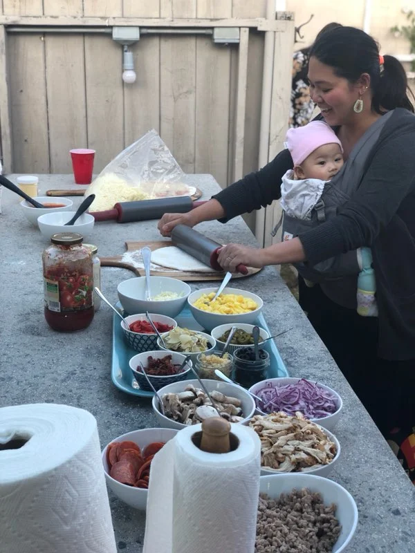 More rolling of the dough