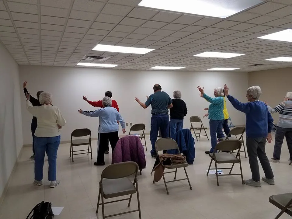 Tai Chi, Moving for Better Balance class at the Cortland Senior Center.