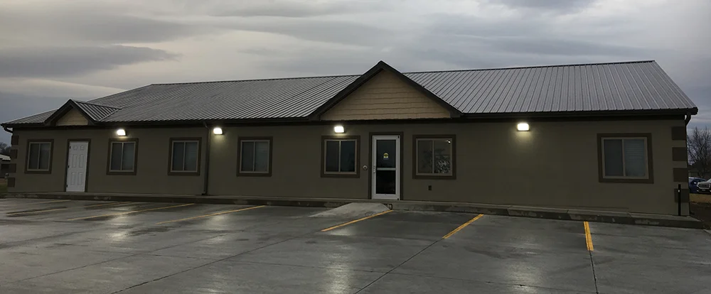 The new building completed, 103 Eastside Blvd.