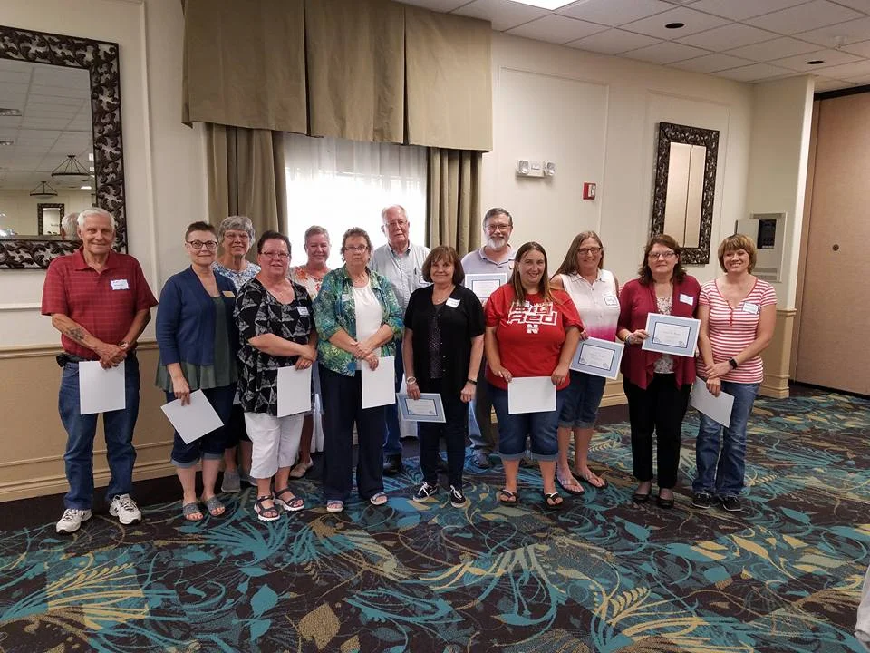 Blue Rivers employees recognized with two to four years of service.