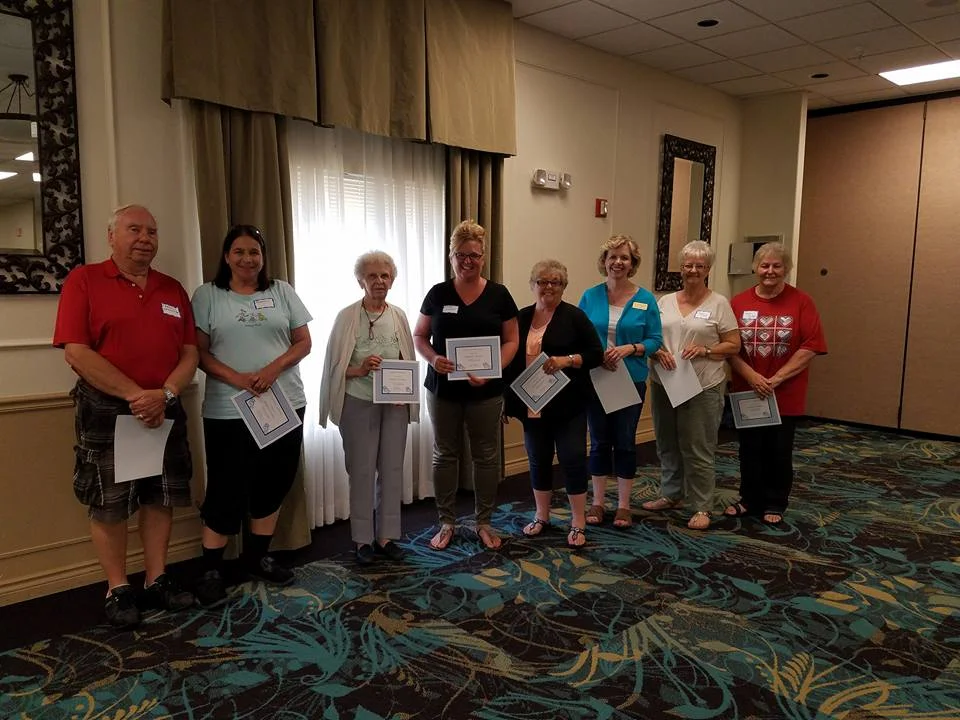 Blue Rivers employees recognized with ten to fourteen years of service.