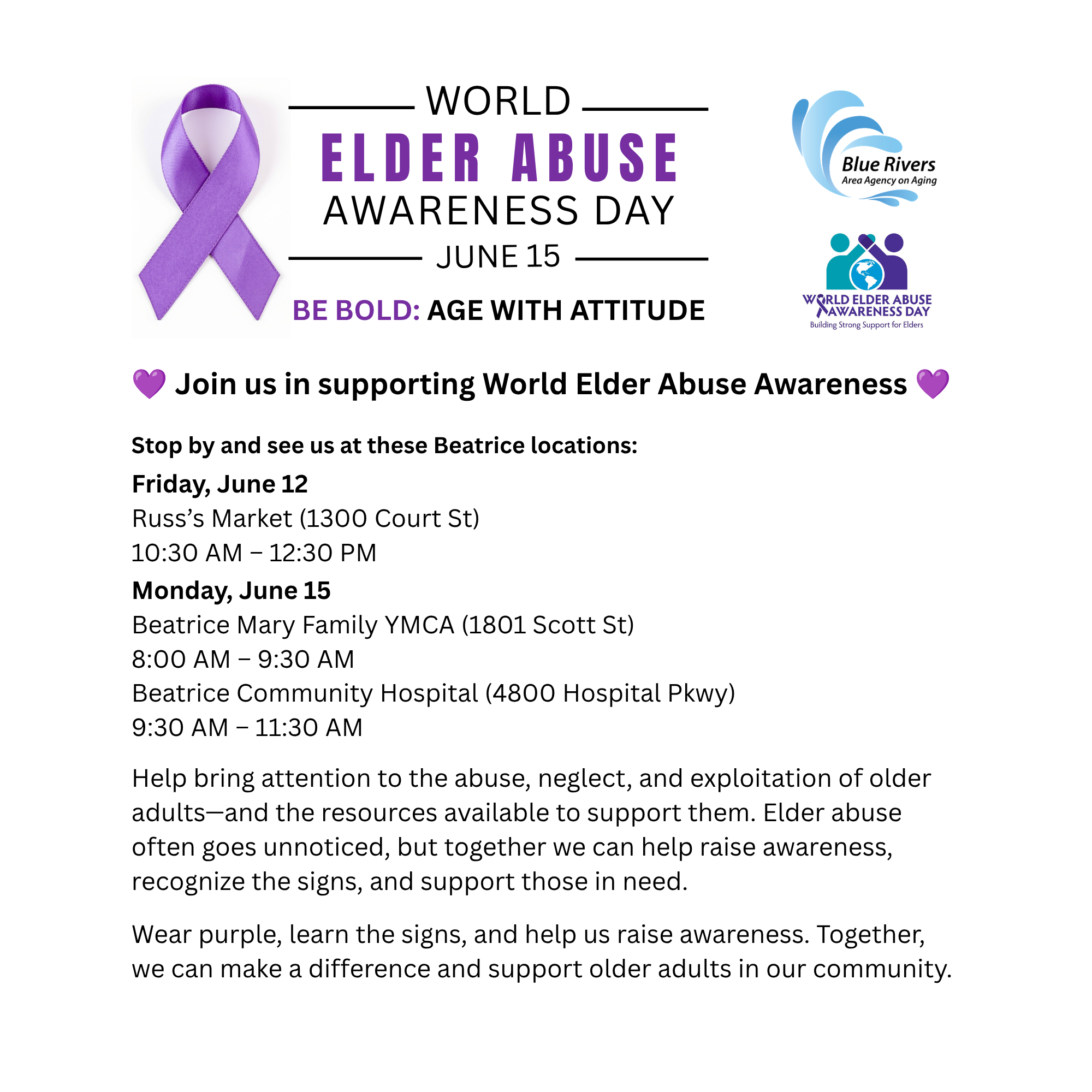 Elder Abuse Awareness