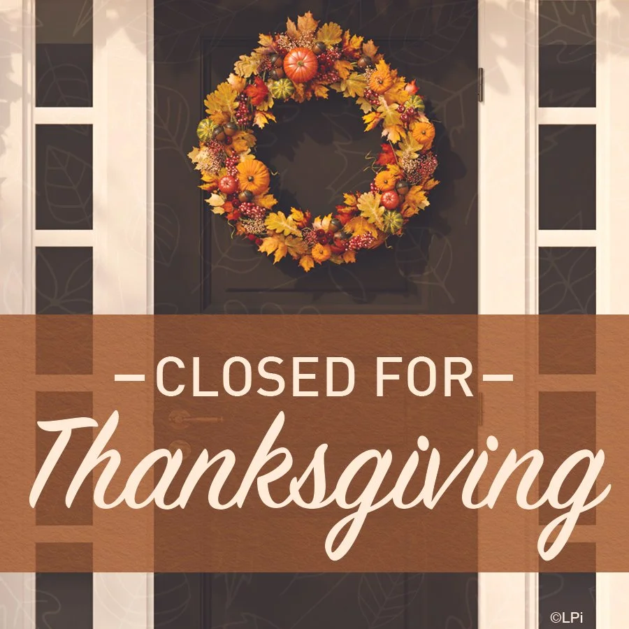 Thanksgiving - Closed