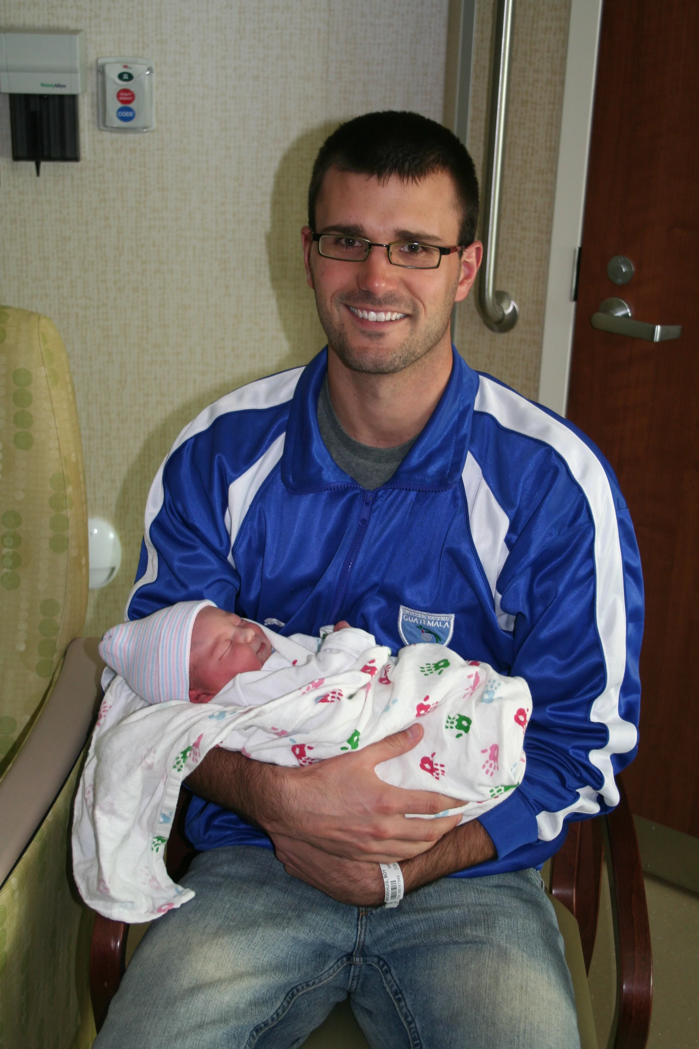 Proud Daddy. 
