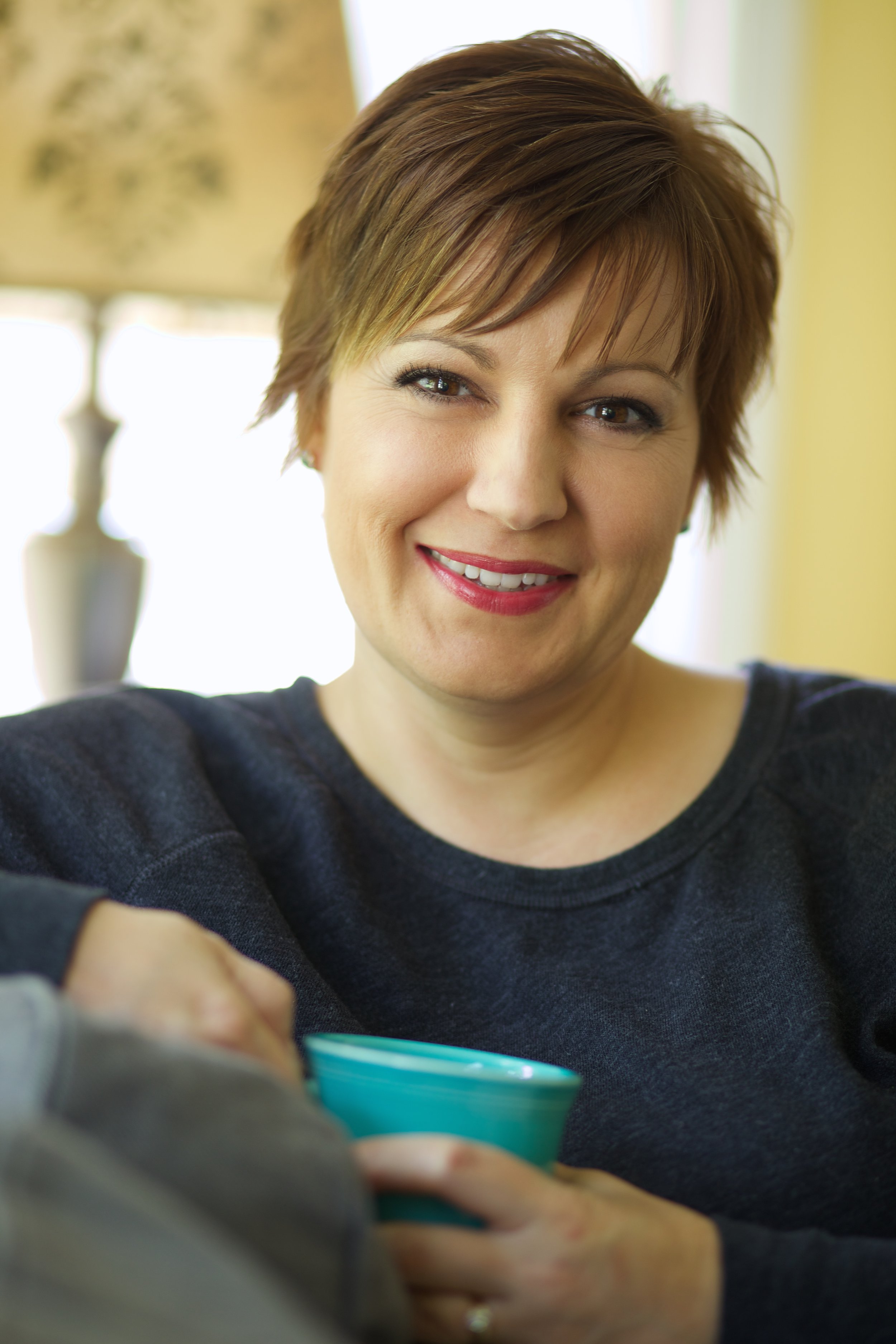 {Bio: Amy Lively is the author of How to Love Your Neighbor Without Being Weird and the creator of The Neighborhood Café , an international ministry helping women share coffee, conversation and Christ with their neighbors in their homes. She is a popular speaker who loves sharing tips and tools about Christ’s command to love our neighbor. Amy lives in Buena Vista, Colorado with her husband, a holy dog and unsaintly cat while their daughter attends college.}