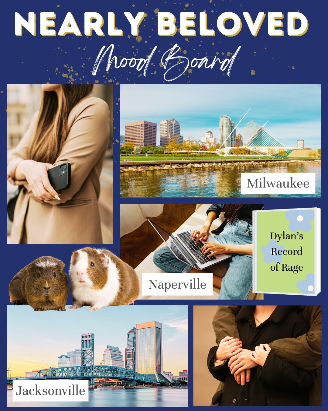 Much of my writing process is picturing each scene like a movie in my head, so it helped to have pictures and maps and even music to look to while typing Dylan's story to life. Here's a few pics from those inspo boards, all of which are real cities, 