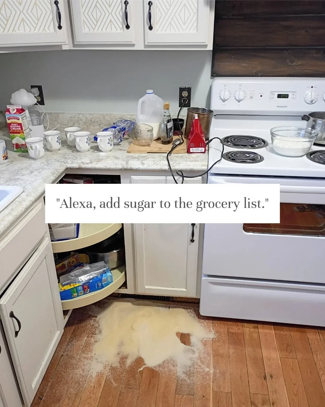 A short story that ended with my daughter looking at the mess I made, and then looking at me, and then looking at the mess again and saying, "I'm trying really hard not to laugh."

Some people are more comfortable behind their laptop than a