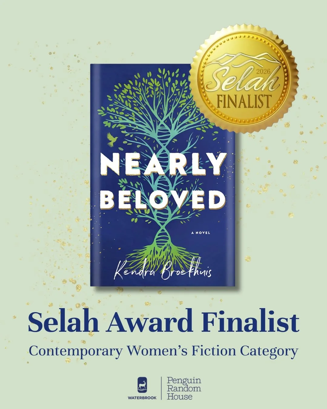 Nearly Beloved is a Selah Award Finalist in the Women's Fiction category!! I'm shocked and delighted, and so grateful to @waterbrookmultnomah and my agent @tamelamurray for getting Dylan's story into the world. ❤
