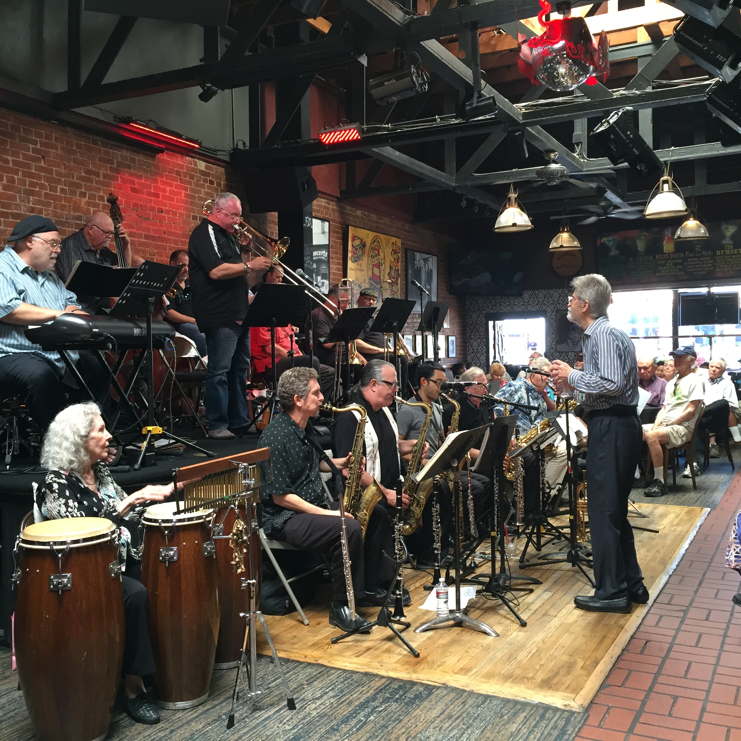 Steve Huffsteter Big Band at the world famous Lighthouse Cafe-Hermosa Beach, CA August 2015