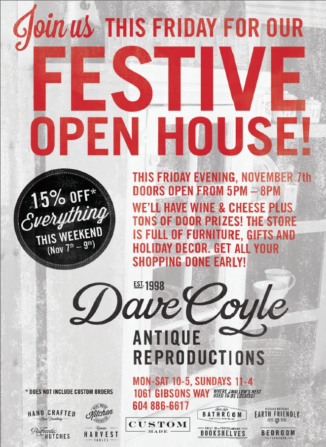 1st Annual Festive Open House