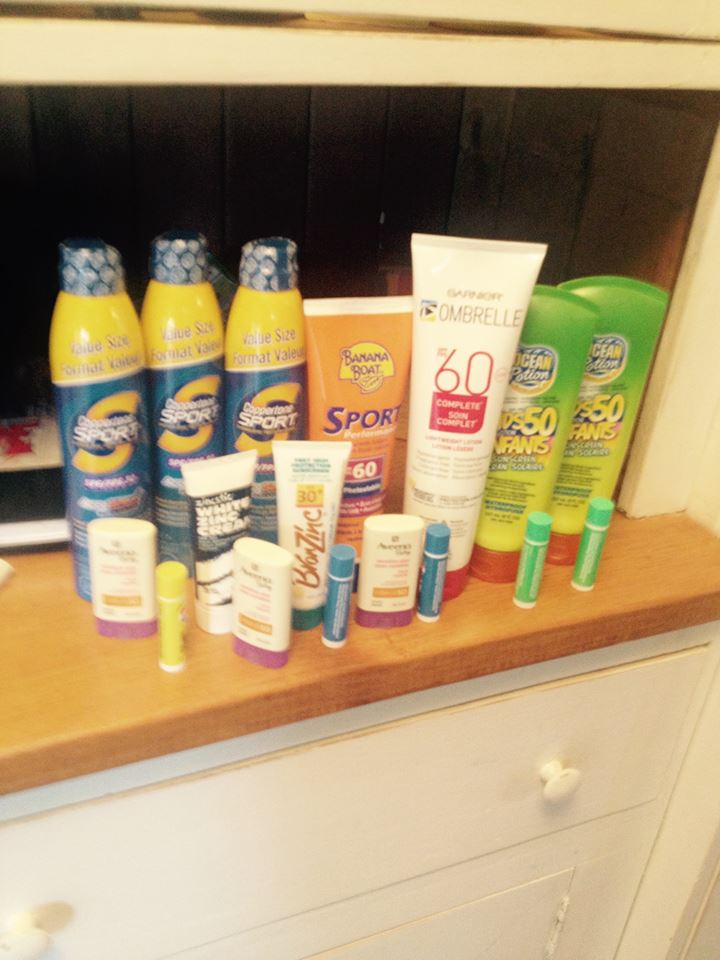 Coyle Family Sunscreen Stock for Costa Rica!