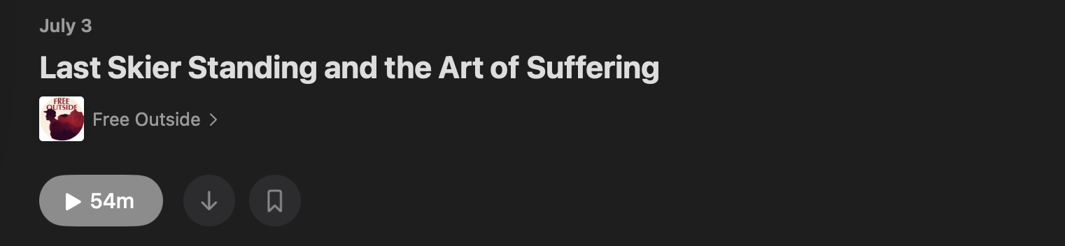 Last Skier Standing and the Art of Suffering