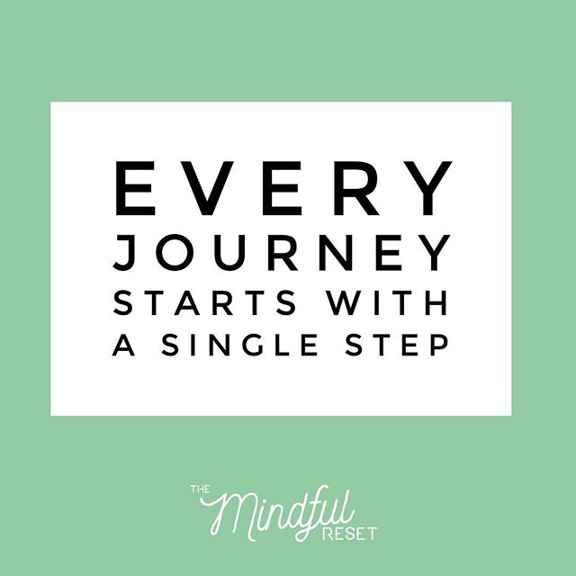 Any journey or task no matter how big begins with one small step. Nothing happens overnight, big changes come from the adding up of lots of small changes over time. A task may seem impossible, but break it down into bite size chunks and it becomes ma