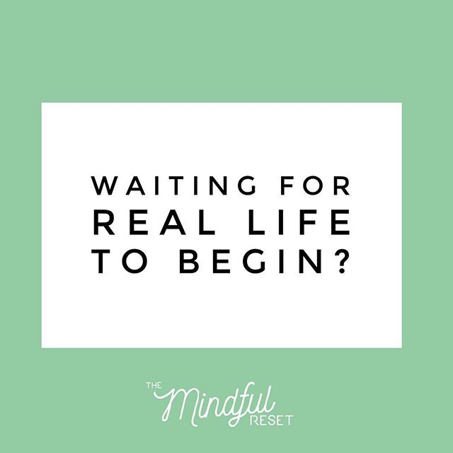 Maybe it&rsquo;s already begun, and in waiting for something else, you&rsquo;re missing the mystery and wonder of what&rsquo;s already here. 
#mindfulreset #mindfulness #mindfulnesscourse #onlinemindfulness #quoteoftheday