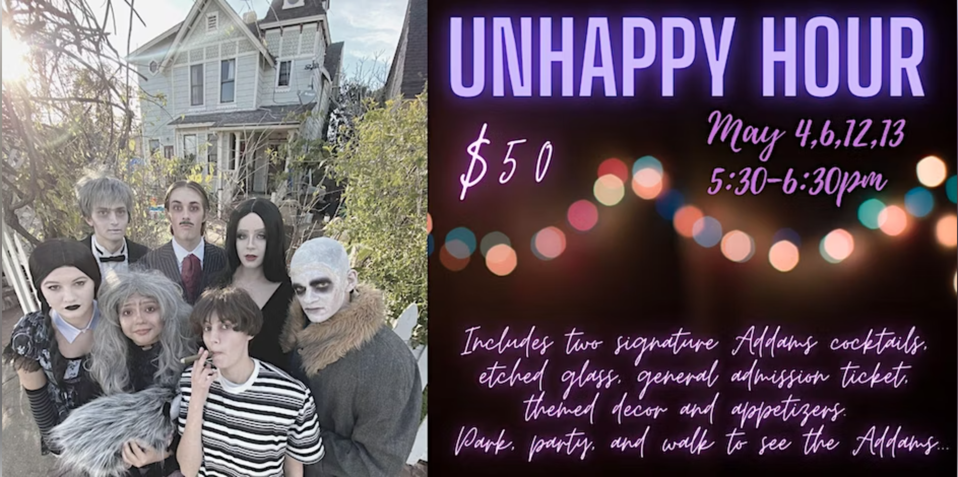 Addams Family UNHappy Hour