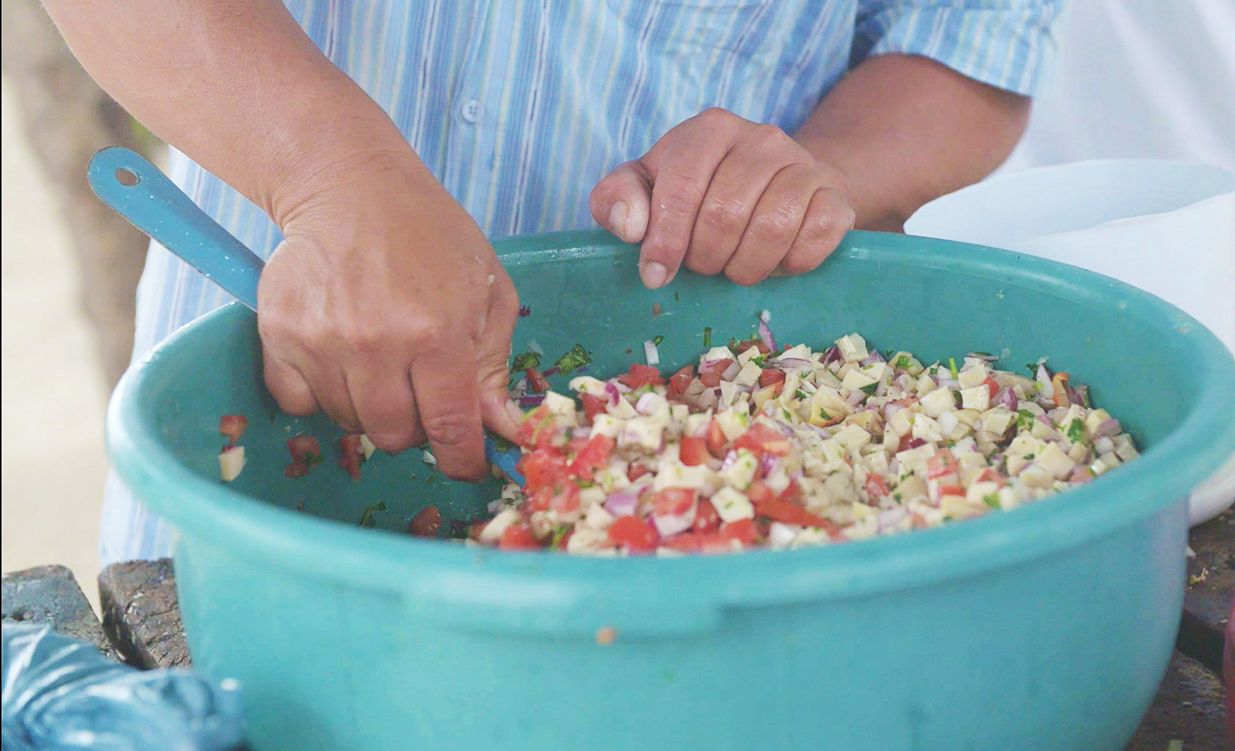 Ceviche on the Beach