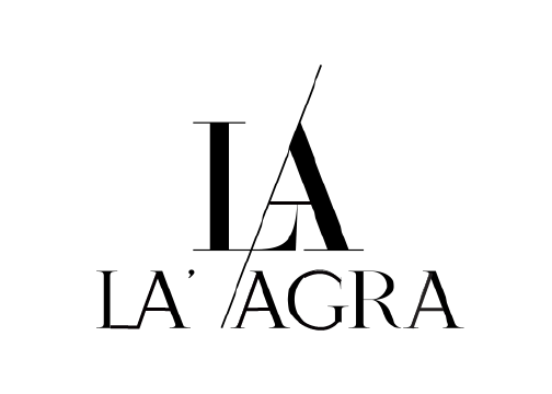 La Agra Black and White Logo copy.png