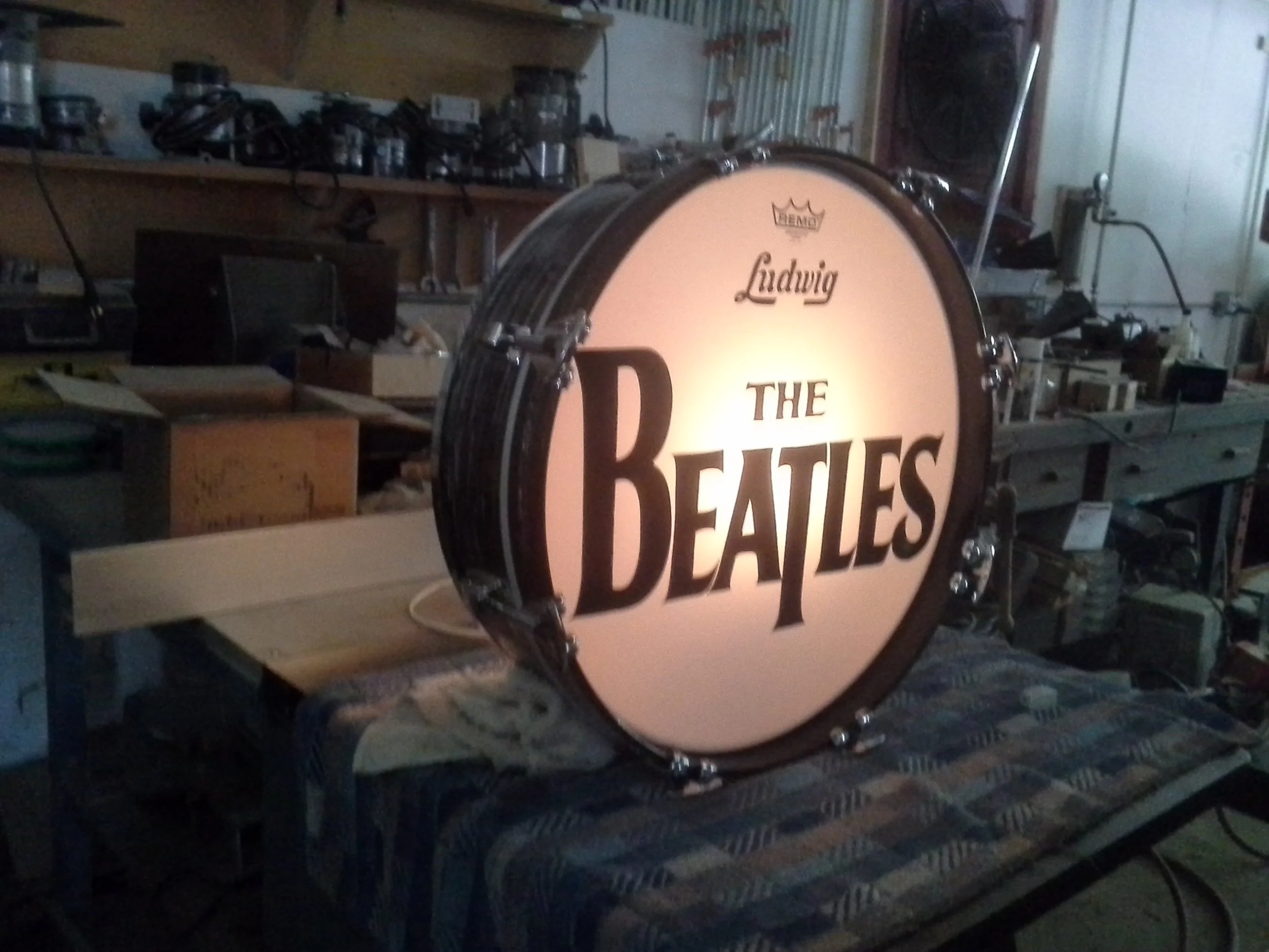 Beatles Display Shell: left view