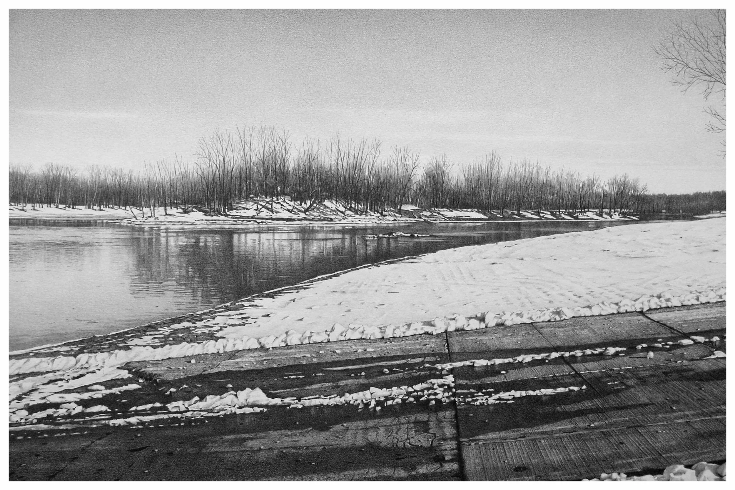 Boat Ramp on the Illinois River  2012 (Copy)