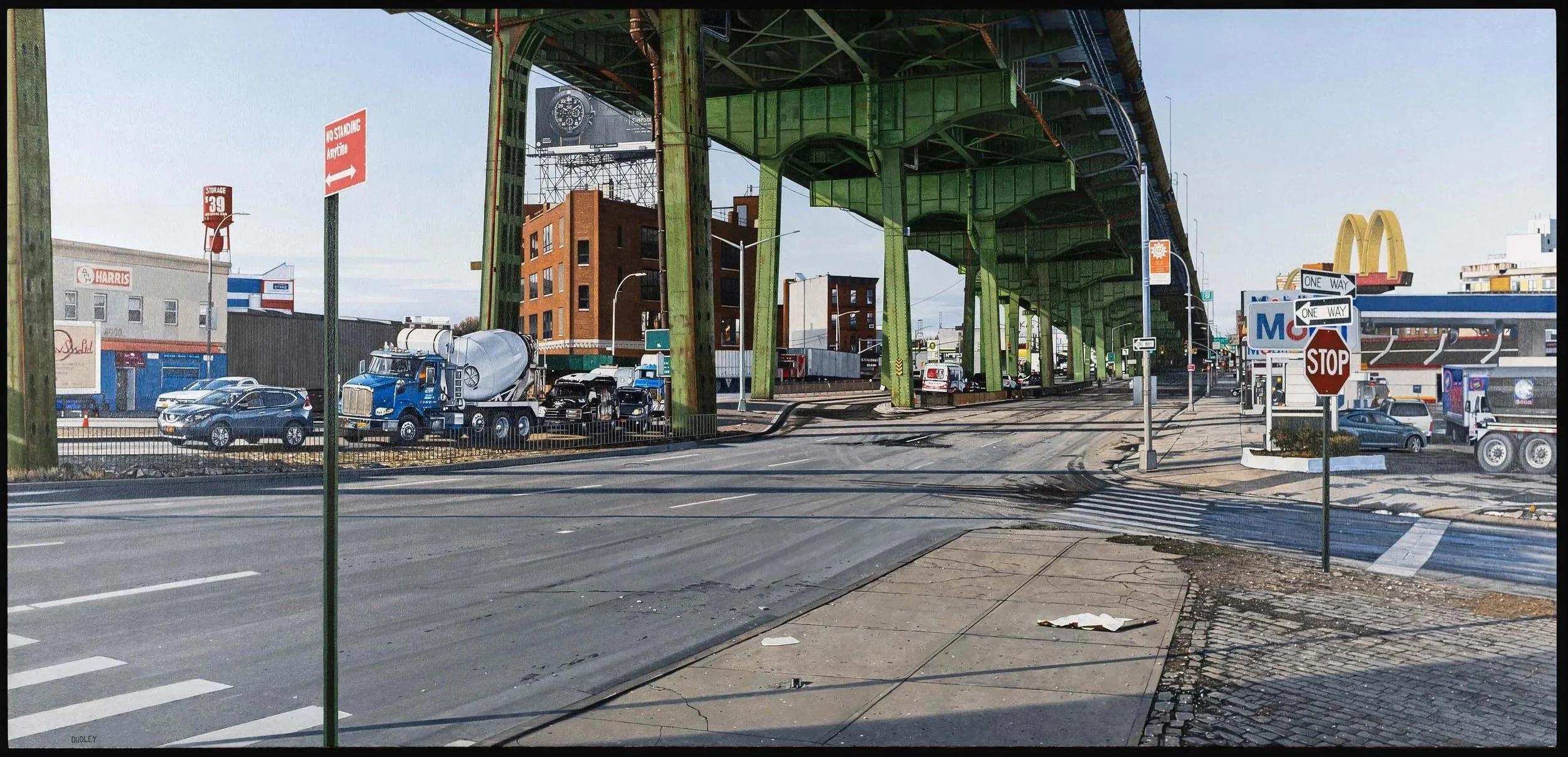 Gowanus Expressway, 2022
 
oil on canvas