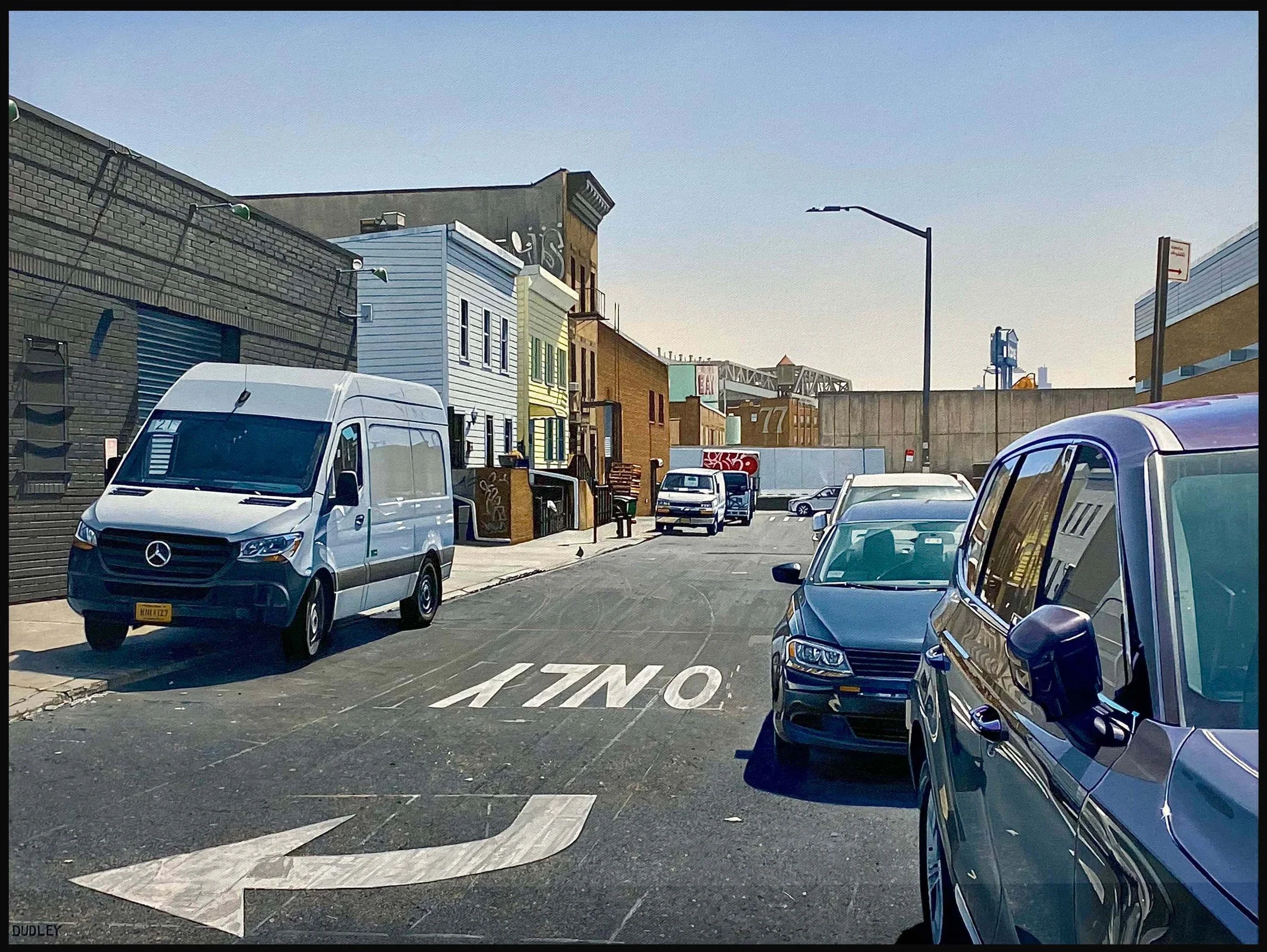Centre Street Looking East   2024
18"x 24"  oil on canvas