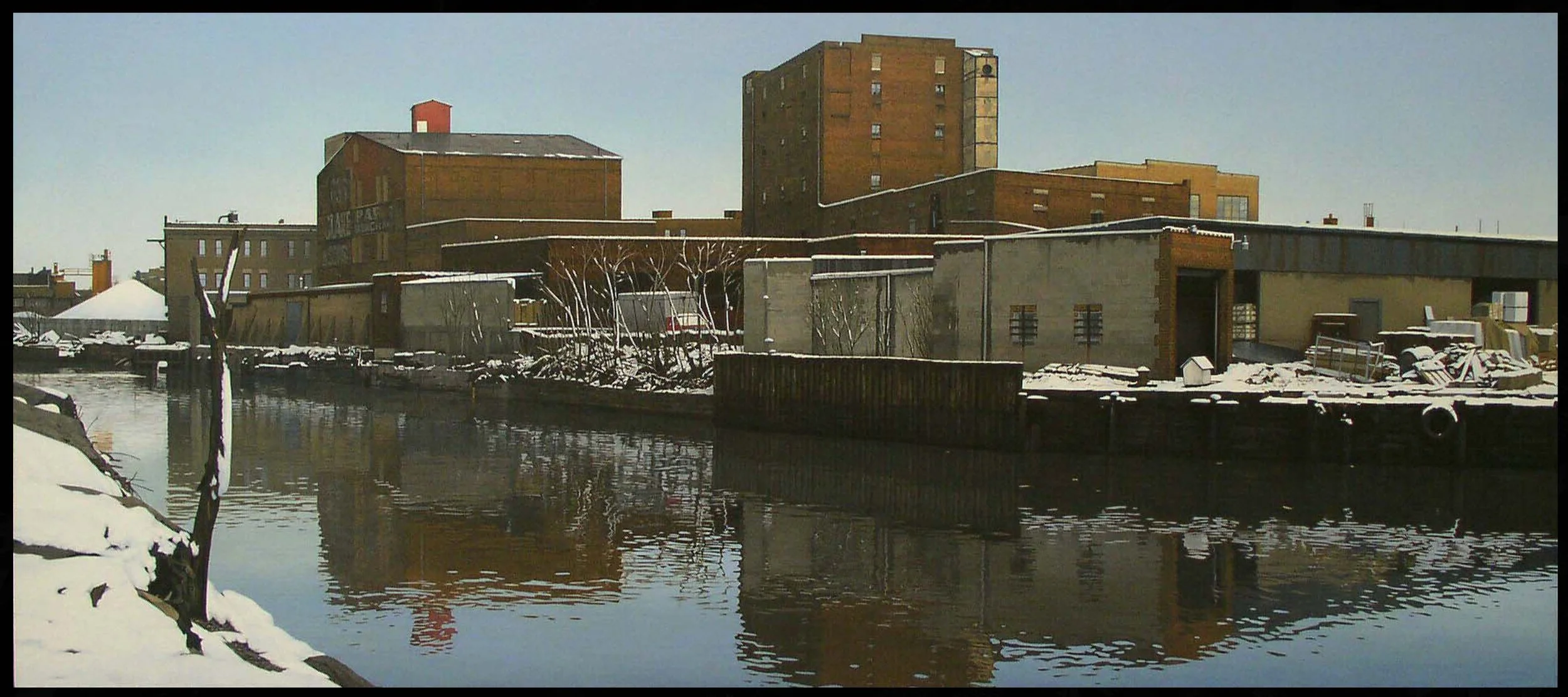 Warehouse on the Gowanus  2005,  26 3/4" x 61" oil on canvas