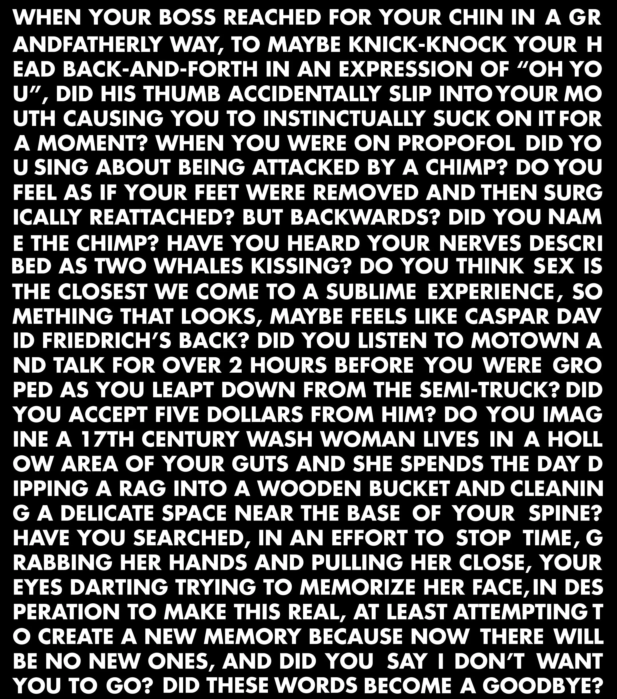 The Floating Needle: Questions 2