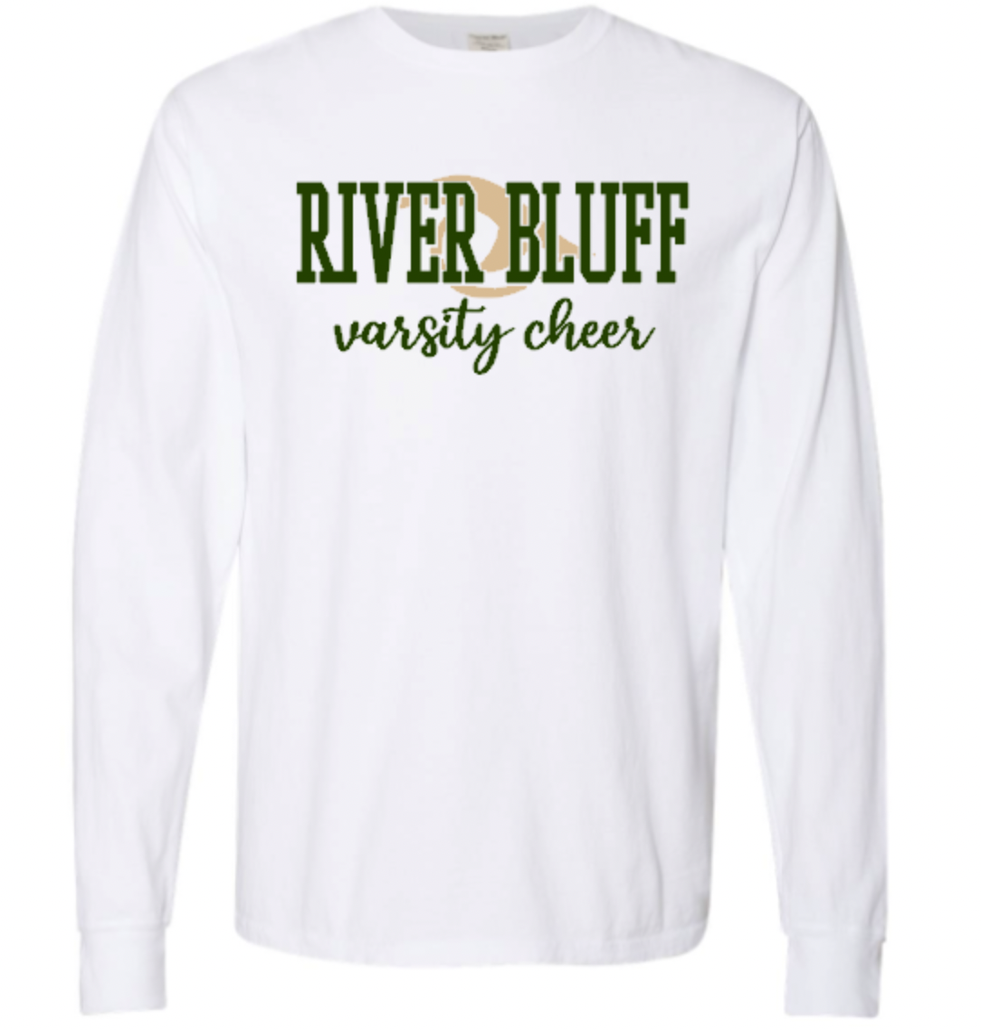 River Bluff Varsity Cheer 24 White CW Sweat.png