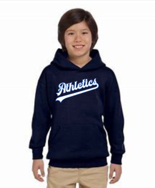 LA Pennant Youth Hoodie Navy.png