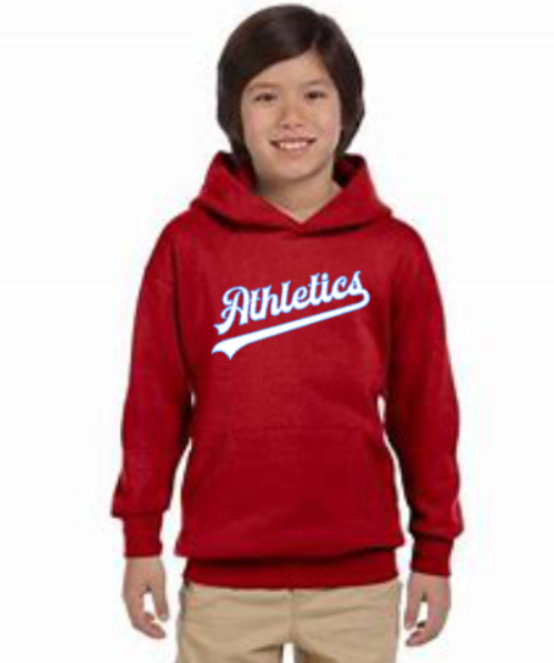 LA Pennant Youth Hoodie Red.png