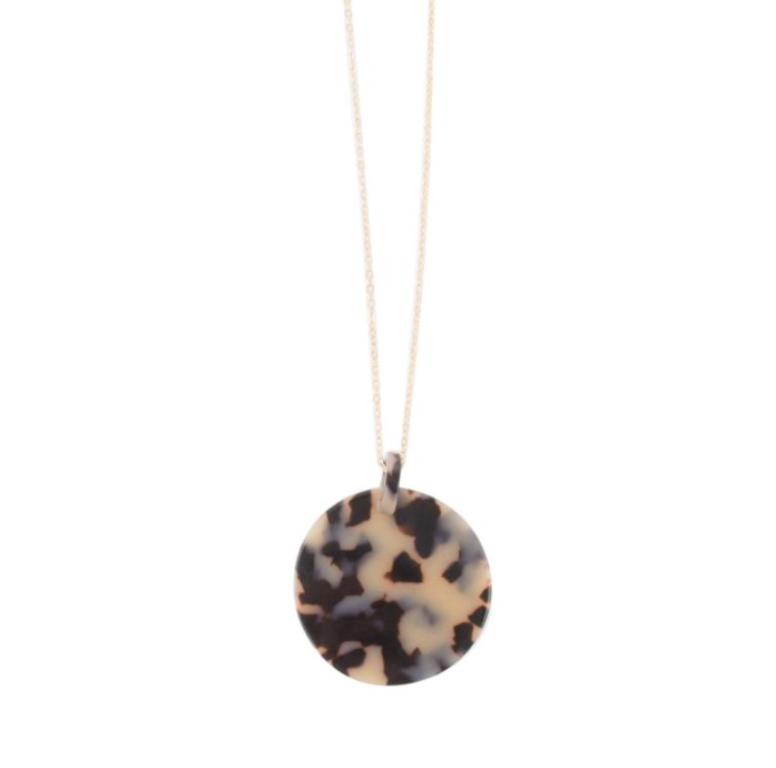 Blonde Black Round Necklace.png