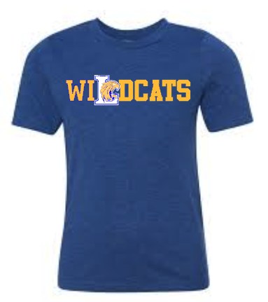 Youth Wildcats Royal Unisex Tee.png