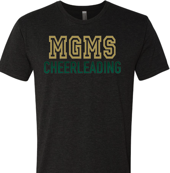 mgms cheerleading vintage black unisex.png