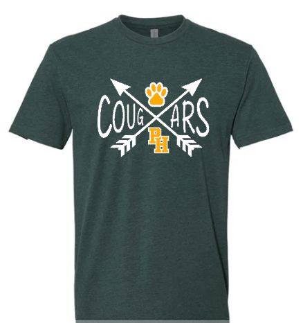 Cougars w:Arrows Tee.png