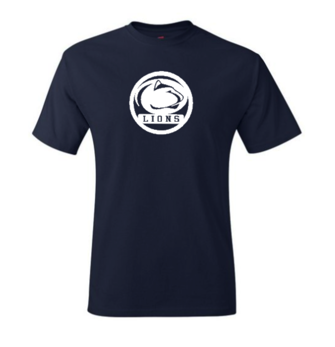lions unisex tee navy.png