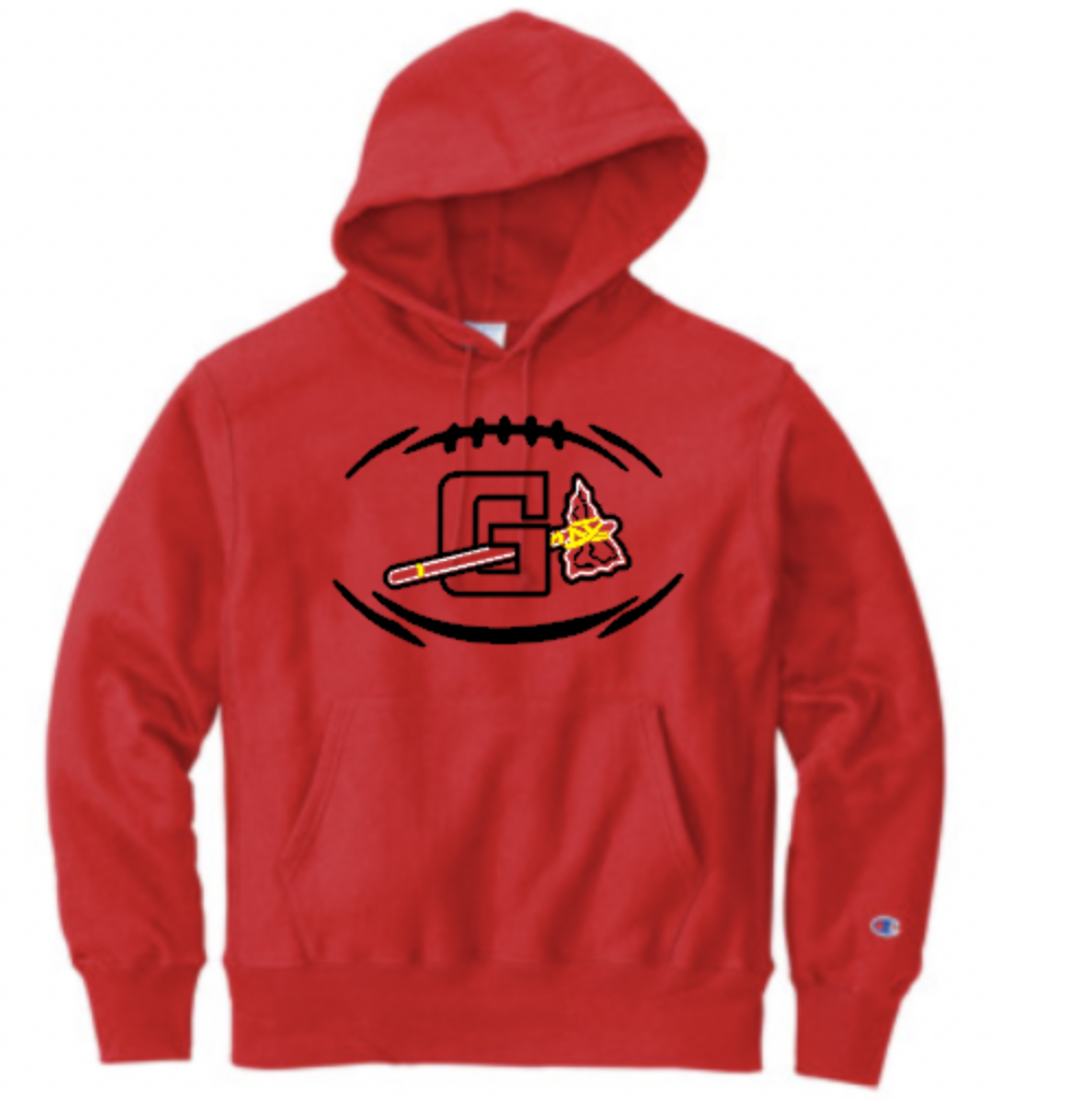 gilbert football hoodie red.png