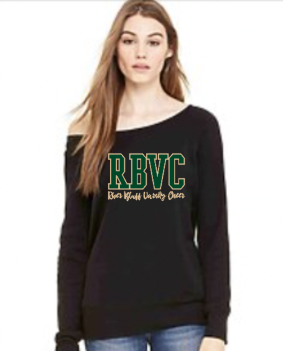 bella canvas wide neck sweatshirt