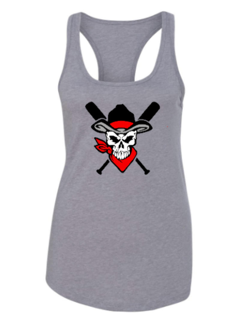 congaree cowboys baseball tank gray .png