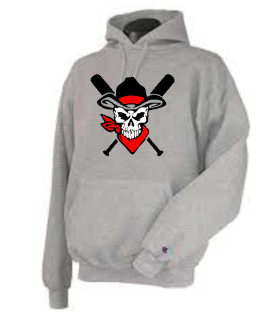 Congaree Cowboys Baseball Hoodie Gray.png