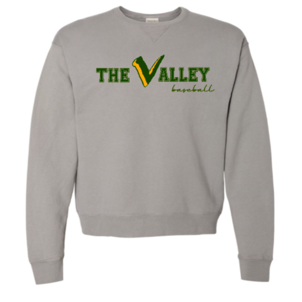 The Valley baseball cw sweatshirt concrete.png