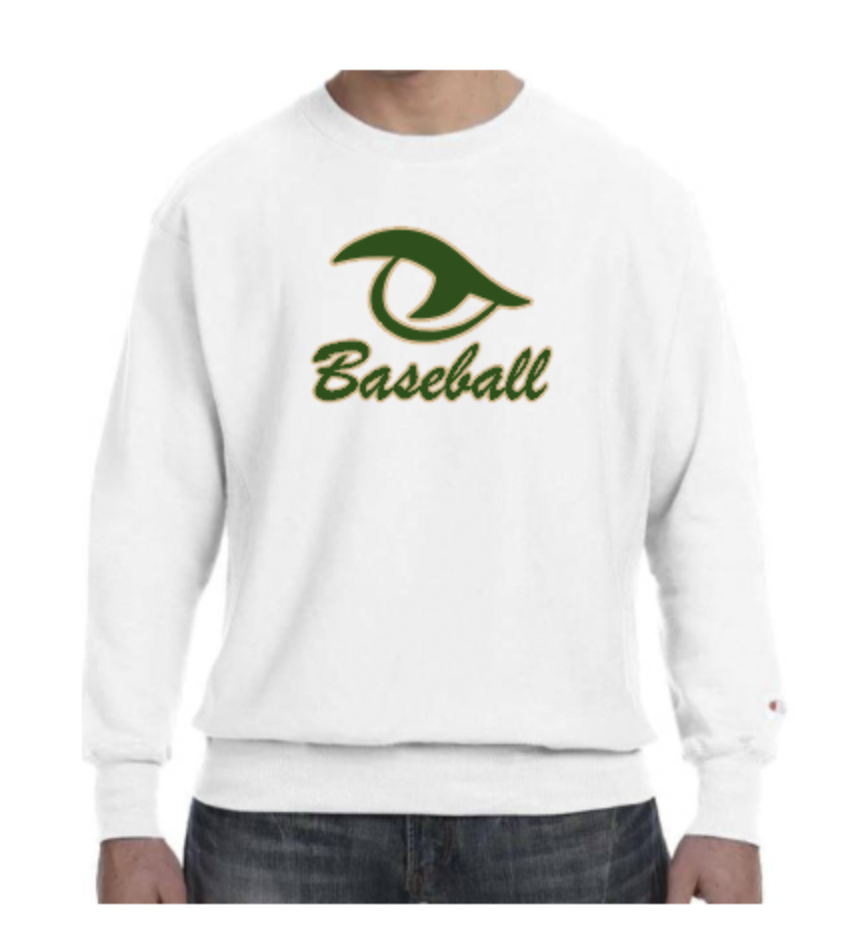 Gator Eye Baseball Crewneck White.png