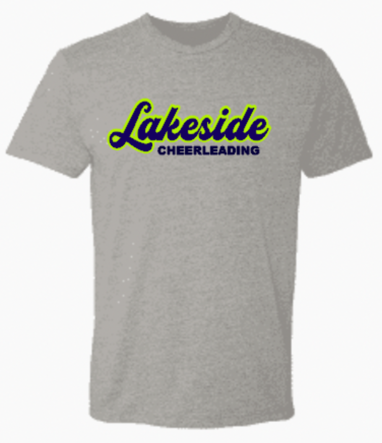Lakeside Cheerleading tee gray.png
