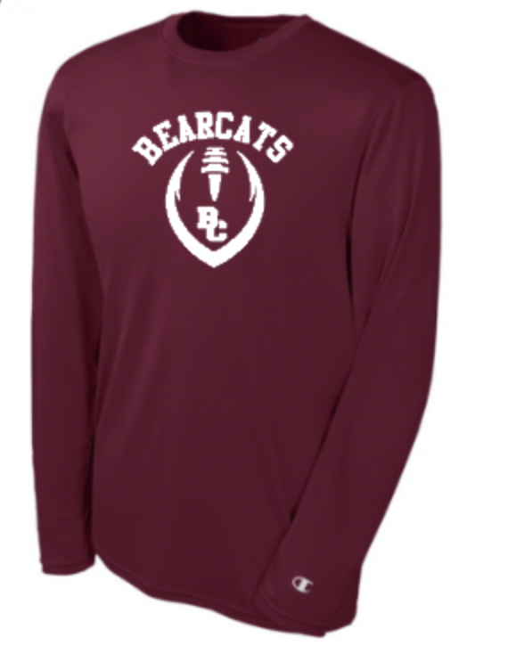 BC Bearcats Football LS Drifit Maroon.png