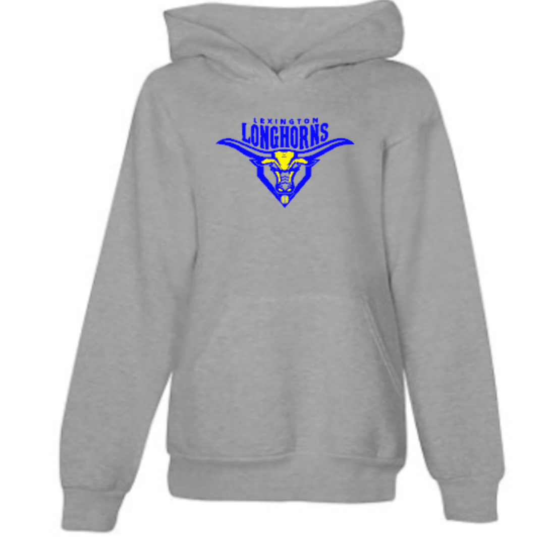Longhorns Youth Hoodie Gray.png