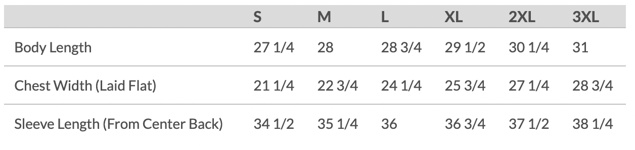 Champion 1:4 Zip Jacket Size Chart.png