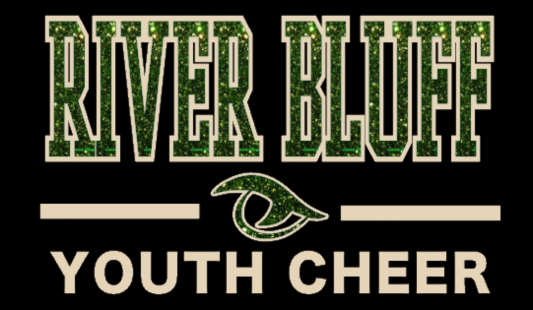 River Bluff Youth Cheer Glitter Green on Black.png
